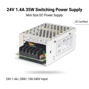 MS 35 24 35W 110V 220V AC to DC 5V 12V 24V Single Output Switching Power Supply for LED Lighting Driver