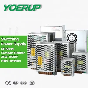 MS Type AC/DC Switching Power Supply, AC110V/220V to DC 12V 24V 48V, Single Output, 250W 500W 600W 800W 1000W