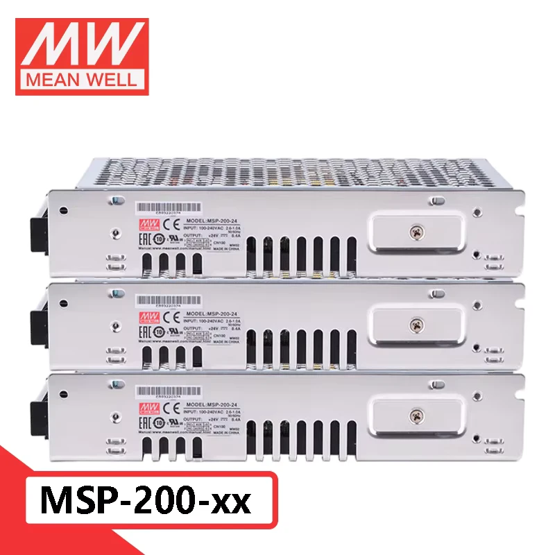 Choosing Power Formats for Portable Medical Equipment 2 MSP 200 Series 200W Enclosed Medical Switching Power Supply 3.3V 5V 7.5V 12V 15V 24V 36V 48V Single Output