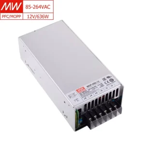 MSP 600 12 600W Single Medical Power Supply 88% Efficiency 12V 53A Active PFC for Healthcare Switching Power Supply
