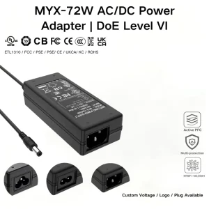 MYIXI Switching Mode 30v 2.4a 19v 3.95a 24 v 3a 75 w 16.8v 4.7a 19v 20v 19.5v Laptop Ac Dc Power Supply Adapter 24v3a 12v 6a