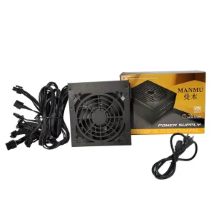 Manmu Certified Silent Multi connector ATX3.1 PCIe5.1 RGB 750W 80 Plus Gold Power Supply 12V Gaming Desktop Certified in Stock