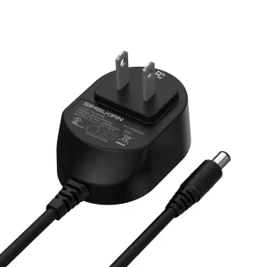 Manufacture Supply Interchangeable 12V 1A Power Adapter 100-240V AC/DC Plug-in for CCTV Camera Factory Direct