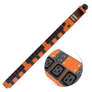 Manufacturer 18/24 Port Universal Power Distribution Unit 3phase 63A 125A Meter Smart PDU C19 Socket PDU With Breaker