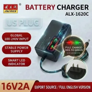 Manufacturer ALX-1620C 16V2A BATTERY CHARGER US PLUG WALL TYPE