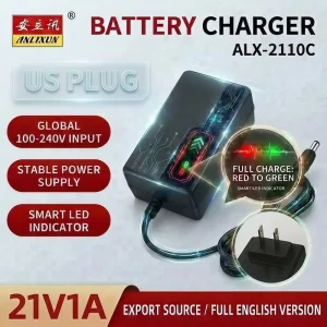 Manufacturer ALX-2110C 21V1A BATTERY CHARGER US PLUG WALL TYPE