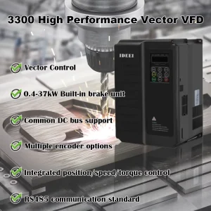 Manufacturer Closed-Loop Vector VFD 0.4KW-500KW Variable Frequency Inverter AC Drive CE SGS for Pump Fan Conveyor