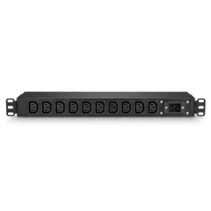 Manufacturer Optional Switch 1U 19” Rack Mount Industrial Aluminum Alloy PDU Power Strip Surge Protection Electrical Plug 240V