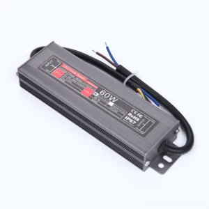 Manufacturer Slim IP67 Waterproof Led Lighting Power Supply for Outdoor Open air with CE FCC Certifications