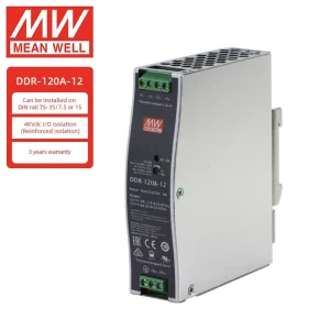 Mean Well DDR-120A-12 120W 12V DIN Rail Power Supply