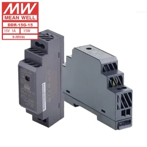 Mean Well DDR-15G-15 15W 15V 1A DC-DC Single Industry DIN Rail Power Supply