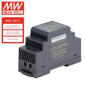 Mean Well DDR-30G-24 DC-DC Converter 30W Single Output Industrial DIN Rail Power Supply