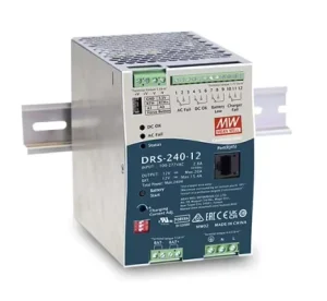 Mean Well DRS-240-24 240W 24V Single Output Industry DIN Rail AC-DC Power Supply with 3-Year Warranty
