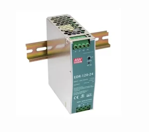 Mean Well EDR-120-24 120W 24V 5A Industrial DIN Rail Power Supply for Automation
