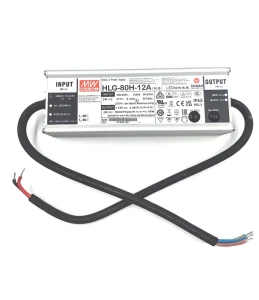 Mean Well HLG Series HLG 80H 12A Waterproof IP67 40W 600W Dimmable LED Power Supply Constant Current & Voltage for LED Lighting