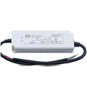 Mean Well LPV-150-12 150W LED Switching Power Supply IP67 Waterproof AC to DC Slim 12V LED Driver