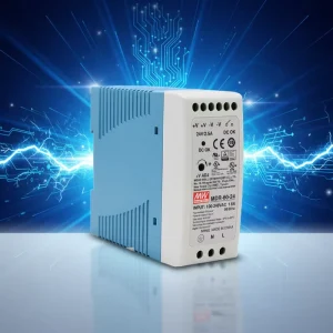 Mean Well MDR 60 24 Industrial Switching Power Supply 24V Single Output 2.5A 87% Efficiency 3 Year Warranty