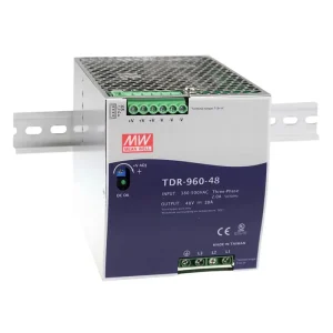 Mean Well TDR 960 48 960W 48V 20A Industrial DIN Rail Single Output AC DC Switching Power Supply with 3 Year Warranty