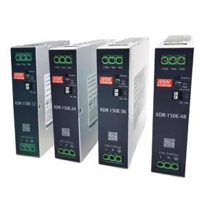 Mean Well XDR-150E-12 150W 12V DC Industrial DIN Rail Power Supply with Single Output 10/11A