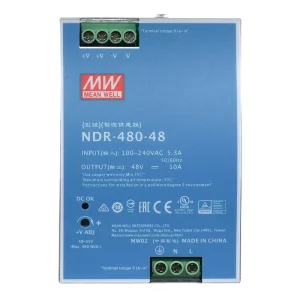 MeanWell NDR 480 48 24V 48V 480W DIN Rail Switching Power Supply for Industrial Control System