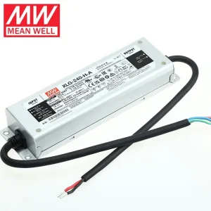 MeanWell XLG-240-H-A 240W 27-56V 4.9A Single LED Driver IP67 Waterproof Metal Case Wide Input Outdoor Lighting Power Supply 91%