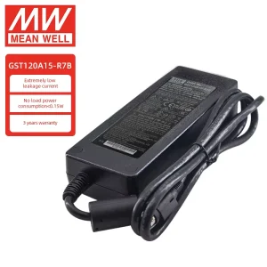 Meanwell Power Adapter 120W GST120A15-R7B Industrial Adapter Green 15V 7A Switching Power Supply