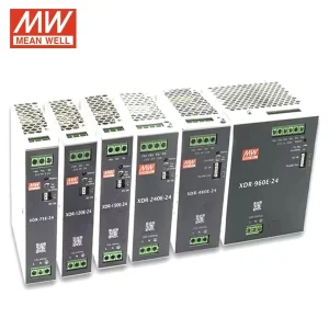 Meanwell XDR 75 120 240 480 960 XDR 75E 120E 150E 240E 480E 960E XTR 240 480 960 12V24V 36V48V LA PI Rail Switching Power Supply