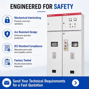 Microgrid SF6 Ring Main Unit for Power Distribution IEC 62271 IP30