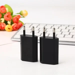 Mini 220V 5W USB Charger for Mobile Phones and Tablets ABS Material