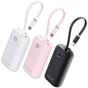 Mini Credit Card-Sized 10000mAh 22.5W Fast-Charging Portable Power Bank with Li-Polymer Battery and LED