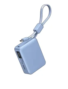 Mini Dual Built in Cables Power Bank 20000mAh 22.5W PD Fast Charging Portable Digital Display External Charger With CE FCC