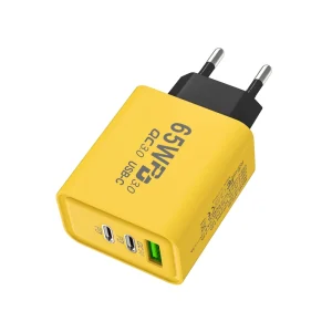 Mini Phone Type C PD 65W QC 3.0 USB Wall Super Fast Charging Travel Charger Power Adapter OTP OVP