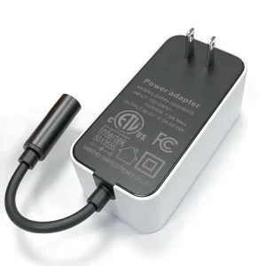 Mini US Plug Power Adapter Female Connector 0.13M Cable