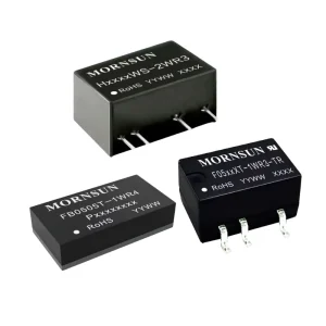 Mornsun Board Mount DC DC Converters 3.3V 5V 12V 15V 24V 0.75W 1W 2W SIP DIP Unregulated Output Switching Power Supply Module