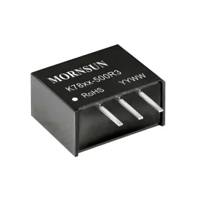 Mornsun DC-DC Switching Regulator K7803-500R3 24(4.75-36)VDC 1.65W 3.3V 500mA Board Mount Non-Isolated Converter