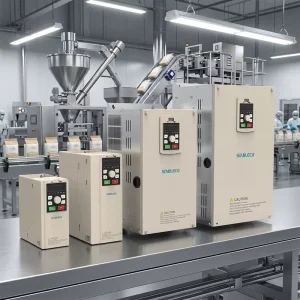 Motor Drive 380V 5.5KW Variable Frequency Controller with RS485 Communication for Flour Packing Machines