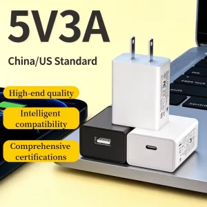 Multi Certified 3A Fast Charge Power Adapter Portable Travel Charger Wide Compatibility Custom Factory AC DC Power Supply