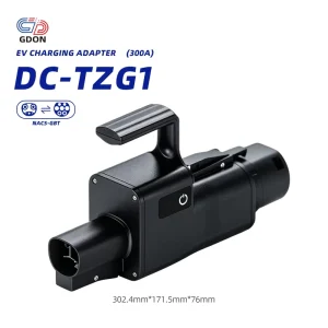NACS to GB/T Adapter 300A 1000V DC Fast Charging Converter SAE J3400 IP54 Waterproof for Tesla Model 3 Y S X