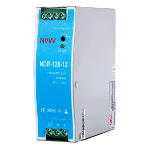 NDR-120-12 12V DC Power Supply DIN Rail DC Power Supply 10A 120W Slim Power Supply for Factory Automation