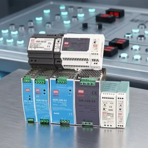 NDR-120-12 Industrial DIN Rail Single AC-DC Switching Power Supply 10A 12V 60Hz DC 86% Efficiency Overvoltage OTP OCP SCP
