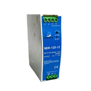 NDR-120-24 DIN Rail Mounted Guide Type Switching Power Supply Ultra-thin 12V10A /24V5A 120W Metal Shell AC/DC