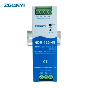 NDR-120-48 120W 48V 2.5A DIN Rail Switching Power Supply AC-DC SMPS for Industrial Automation