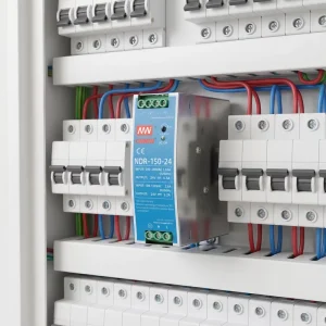 NDR-150W-24V Din Rail Industrial Transformer 24VDC 6.5A Single 60Hz High Efficiency 0.86 AC-DC Switching Power Supply OVP