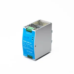 NDR-240-24 DIN Rail Power Supply 100-240V 24V DC 240W for PLC Controller Programming