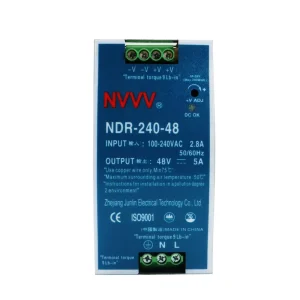 NDR-240-48 AC DC Industrial DIN Rail Power Supply 48VDC