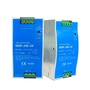 NDR-480-24 480W 24VDC 20A DIN Rail Panel-Mounting Switching Power Supply, CE