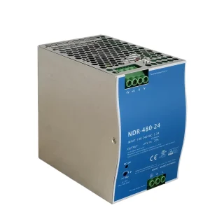 NDR-480-24 480W Single Output DIN Rail Switching Power Supply for Industrial Automation