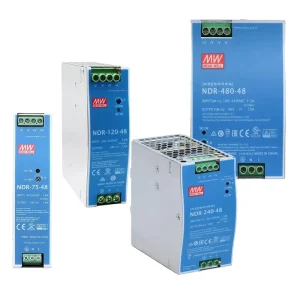 NDR-75-48 Industrial 75W 220VAC to 48VDC Single Output DIN Rail Switching Power Supply PCB Type