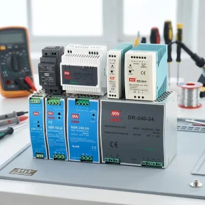NDR EDR HDR MDR DIN Rail AC-DC Power Supply 24V 240W 10A High Efficiency Industrial Control System Switching Power Supply
