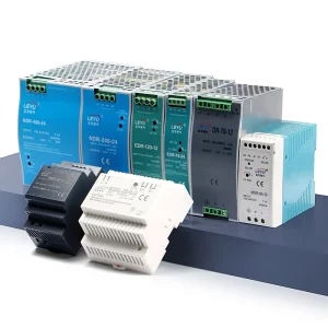 NDR EDR HDR MDR DIN Rail Power Supply Series 12V 24V 48V 75W 120W 240W 480W Industrial Control System Switching Power Supply